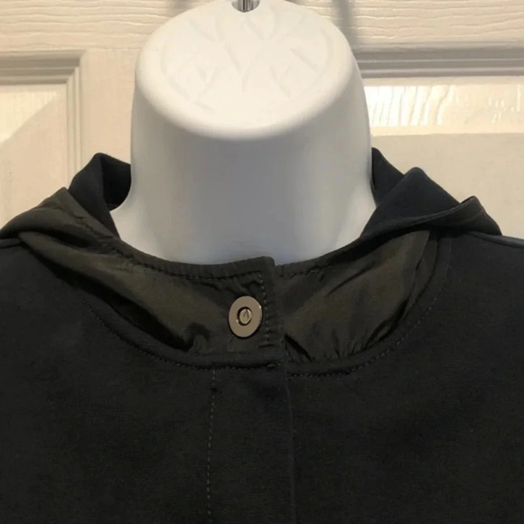 Magaschoni Belted Hooded Sweatshirt Jacket M - Picture 4 of 15